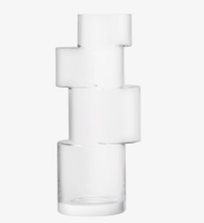 Tier Vase H35cm Clear