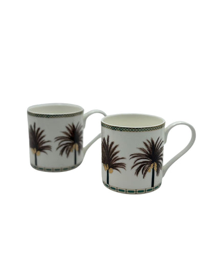 SET OF 2 MUG Date Palm Design