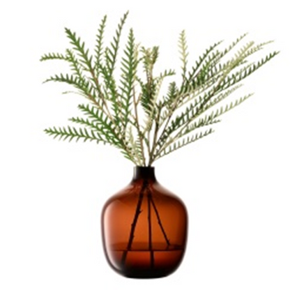 Vessel Vase H18cm Peat Brown