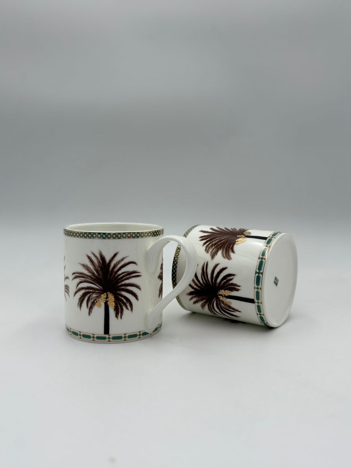 SET OF 2 MUG Date Palm Design