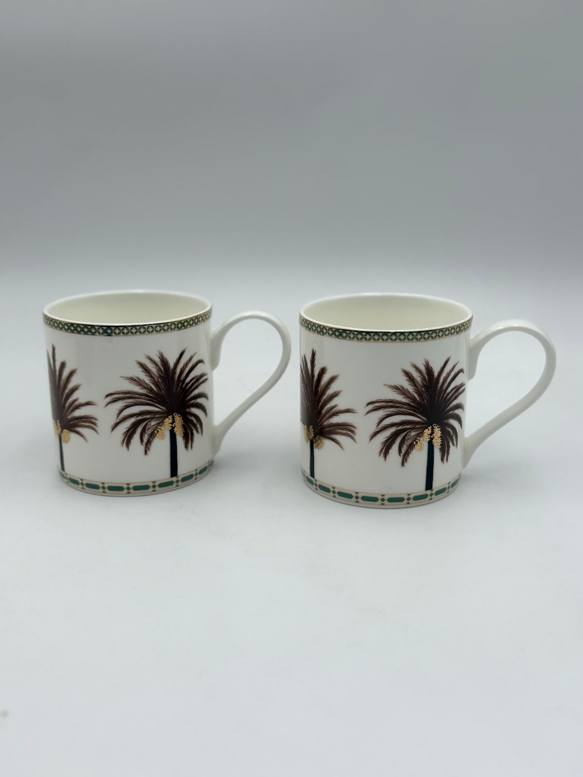 SET OF 2 MUG Date Palm Design