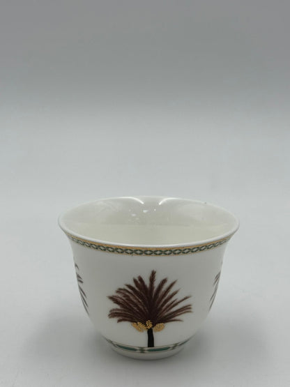 Gahwa Cup set of 6 Pcs Date Palm Design