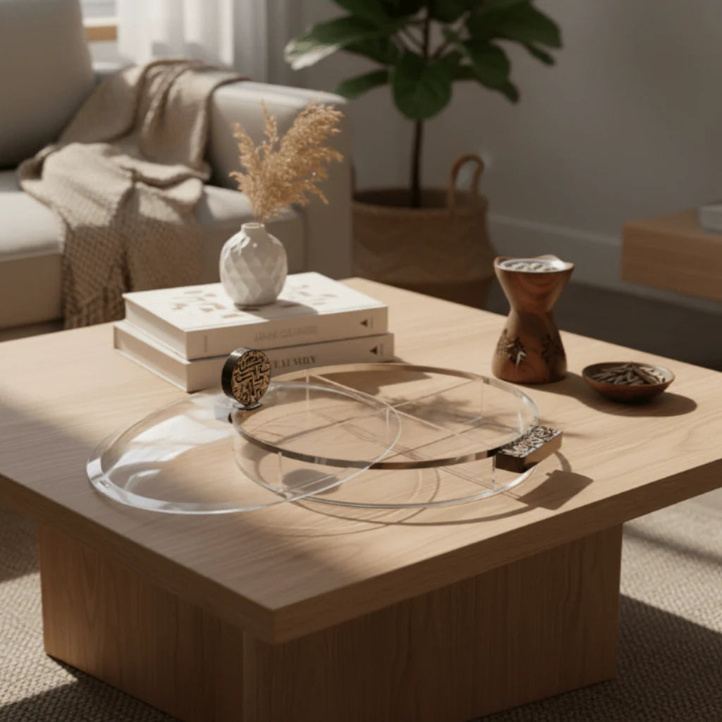 Medium Round Candy Box with 4 Compartments