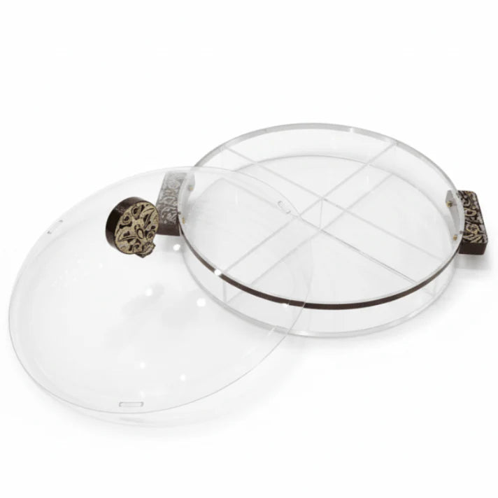 Medium Round Candy Box with 4 Compartments