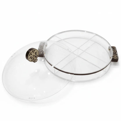 Medium Round Candy Box with 4 Compartments