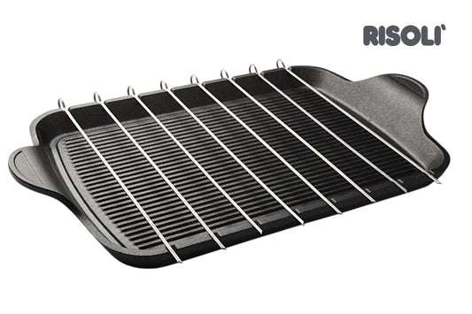 Brochette Grill "Explora" Coating consists of profiles, Suitable for gas, electric and grill/oven