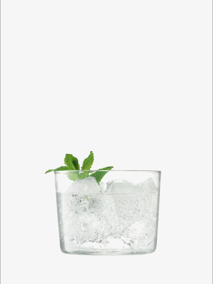 Gio Tumbler 220ml Clear x 4