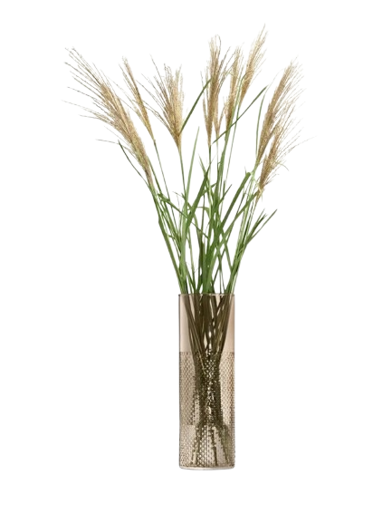 Wicker Vase H20cm Taupe