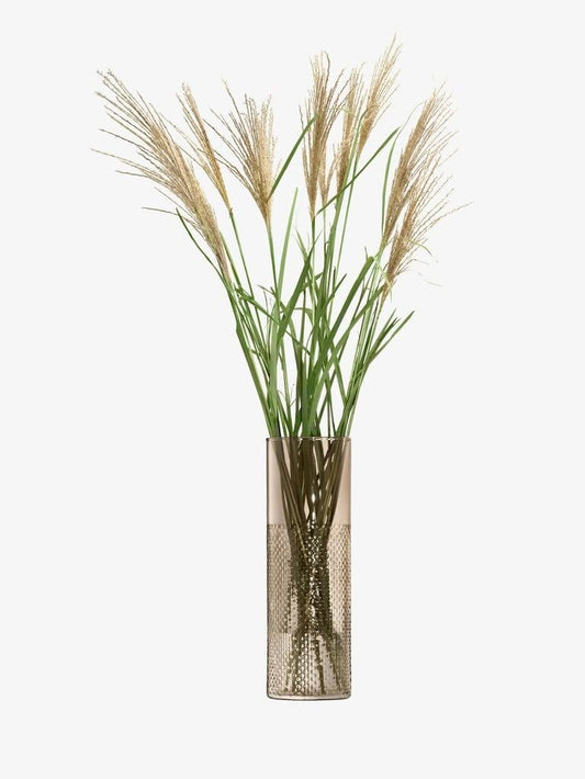 Wicker Vase H20cm Taupe