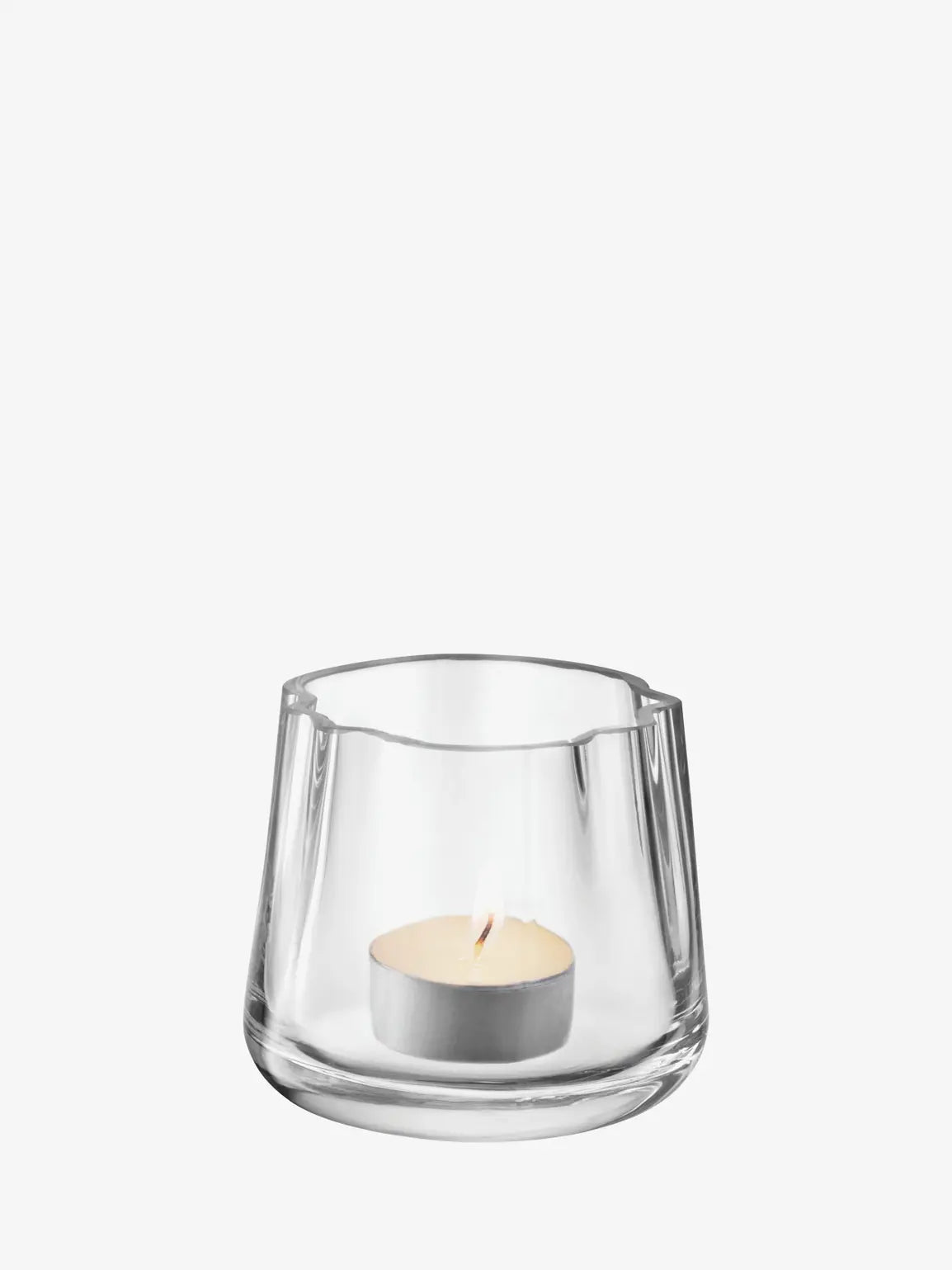 Lagoon Tealight Holder/Vase H8cm Sea Green