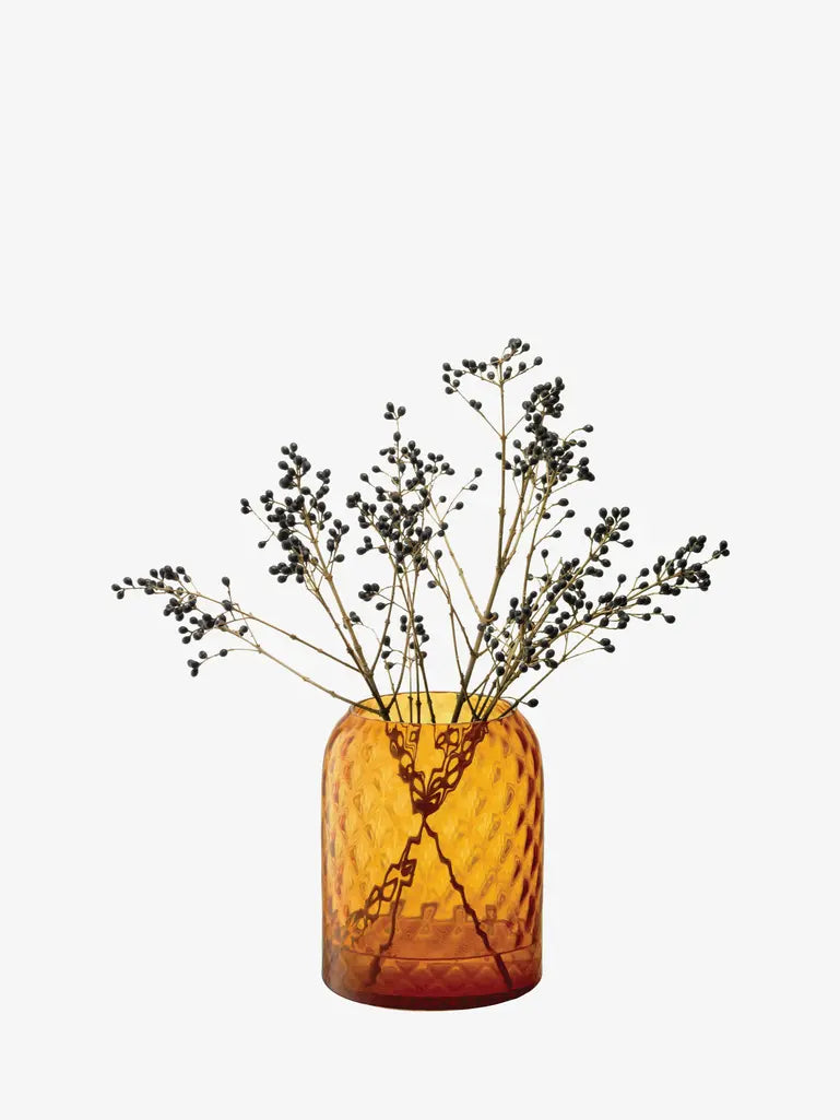Dapple Vase Lantern Sun Amber