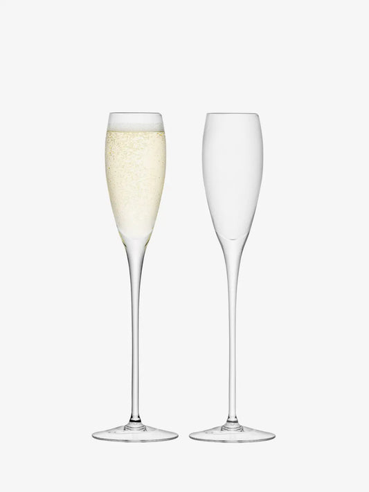 Wine Champagne Flute 160ml Clear x 2