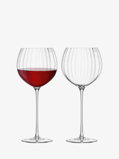 Wine Balloon Glass Clear set of 2