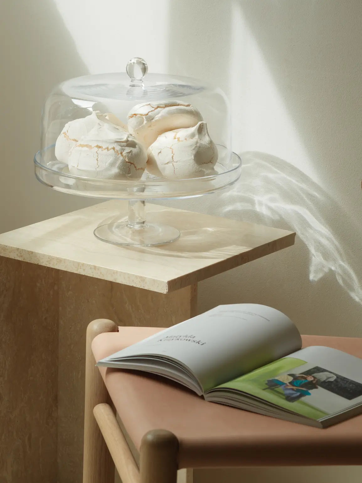 Klara Glass Cake Stand & Cover