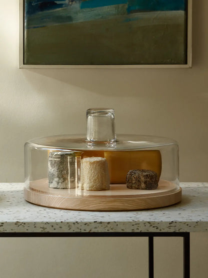 Lotta Cheese/Pastries Container Dome & Ash Base