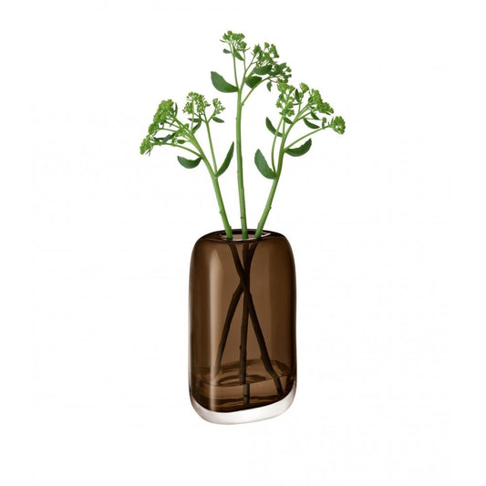 Melt Vase 24cm Mushroom Brown