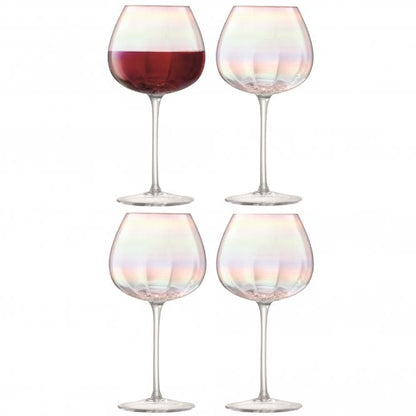 Pearl Red Wine Glass Set of 4