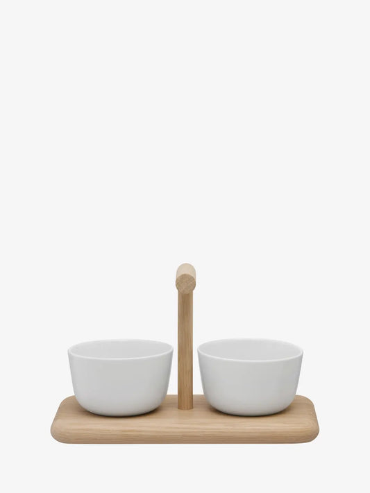 Dine Duo Set & Oak Base L26cm W13cm