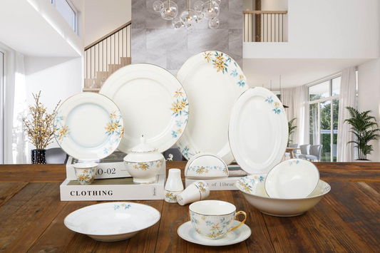 65PCS-DS-24A342 65pcs ROUND Dinner Set